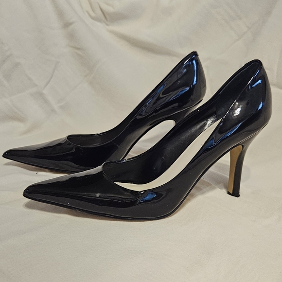 Nine West black patent stilettos - Picture 5 of 9